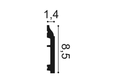Classic Skirting 12 Cross Section