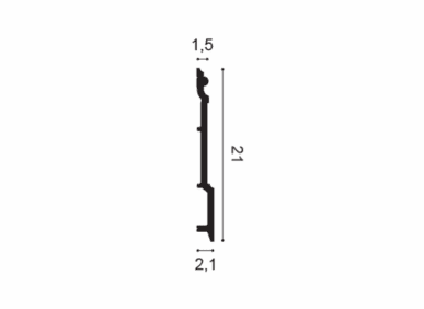 Classic Skirting 14 Cross Section
