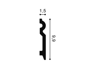 Classic Skirting 6 Cross Section