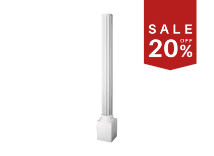 Decorative Roman column moulding for interior design, UK Home Interiors.