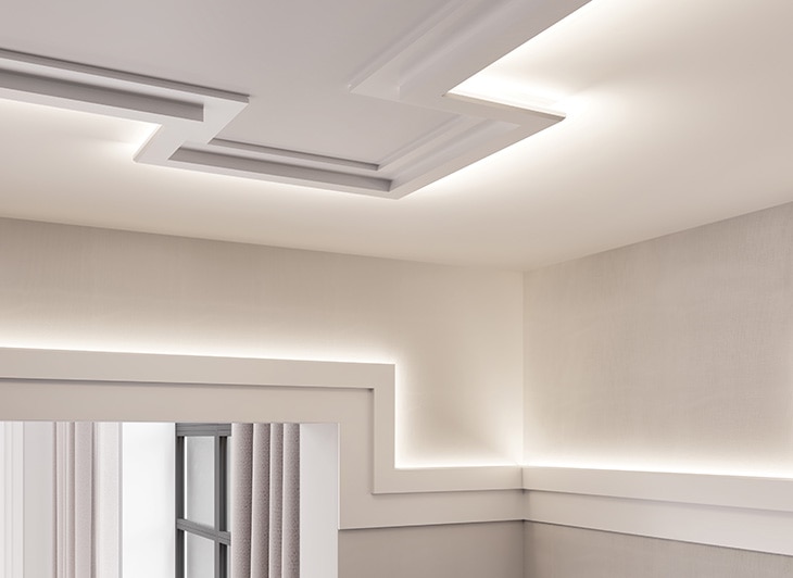 Cornice Mouldings, LED Cornice