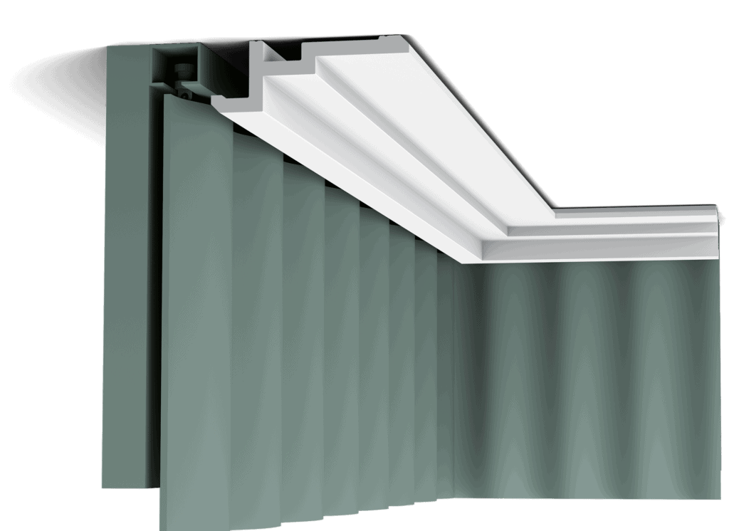 Steps Cornice 8 as Pelmet