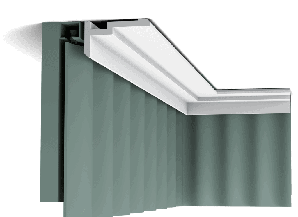 Steps Cornice 9 as Pelmet