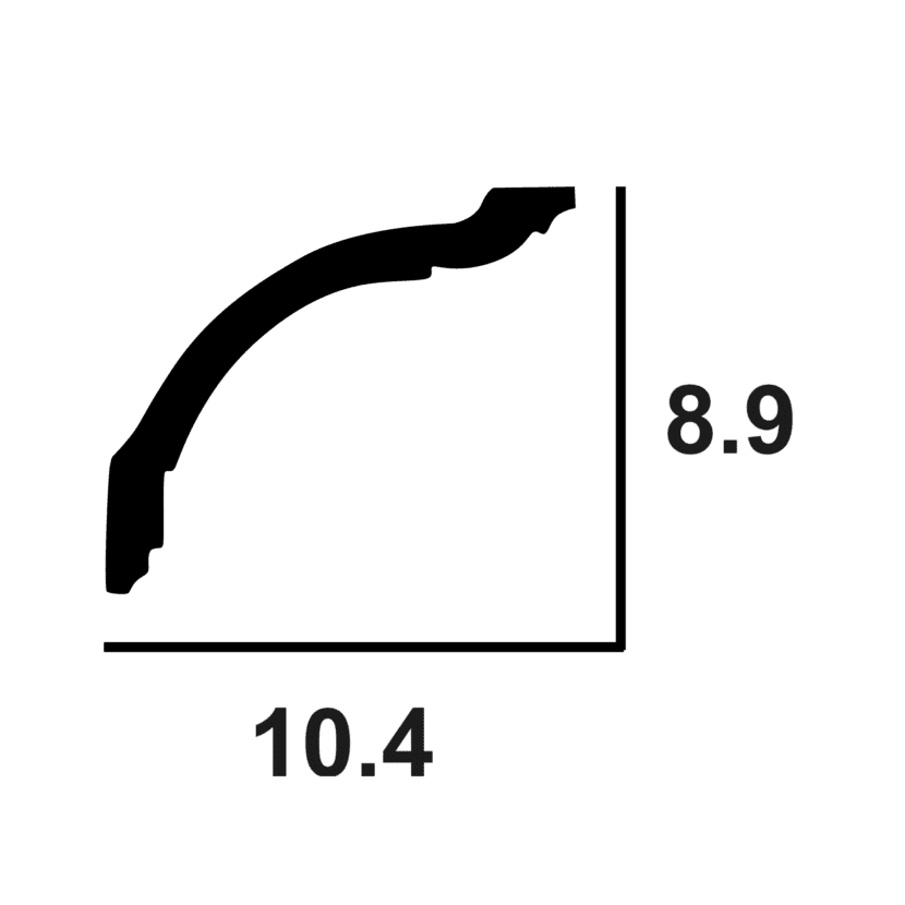 Classic Cornice 42 Cross Section