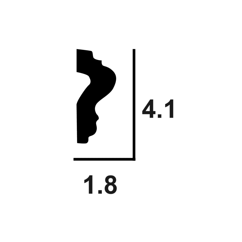 Classic Railing 33 Cross Section