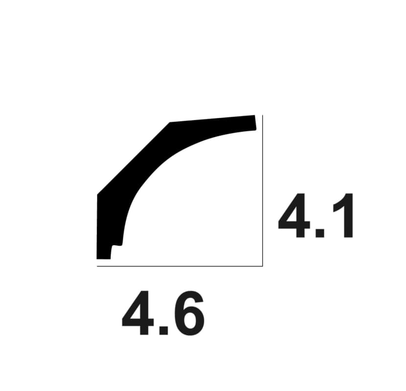 Classic Cornice 38 Cross Section