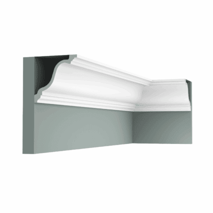 Ornamental coving with decorative moulding detail for interior ceilings.