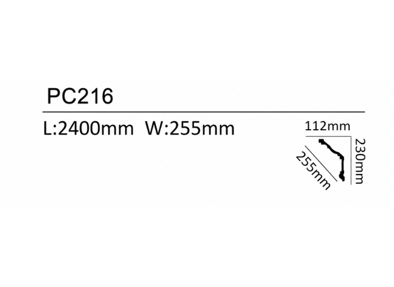 Premier 'Reversible' Cornice 216
