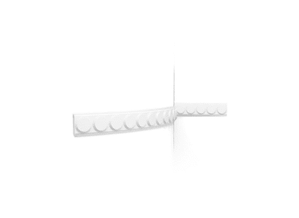 Decorative circle wall moulding for interior design, UK Home Interiors product, traditional style.
