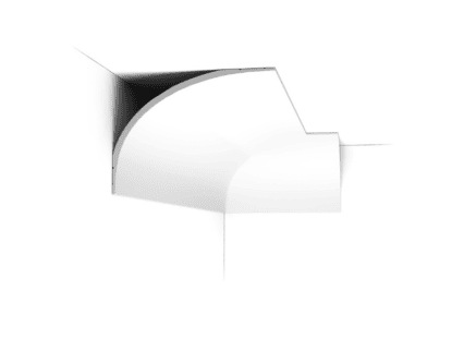 UK Home Interiors decorative interior cornice corner piece for traditional UK homes.