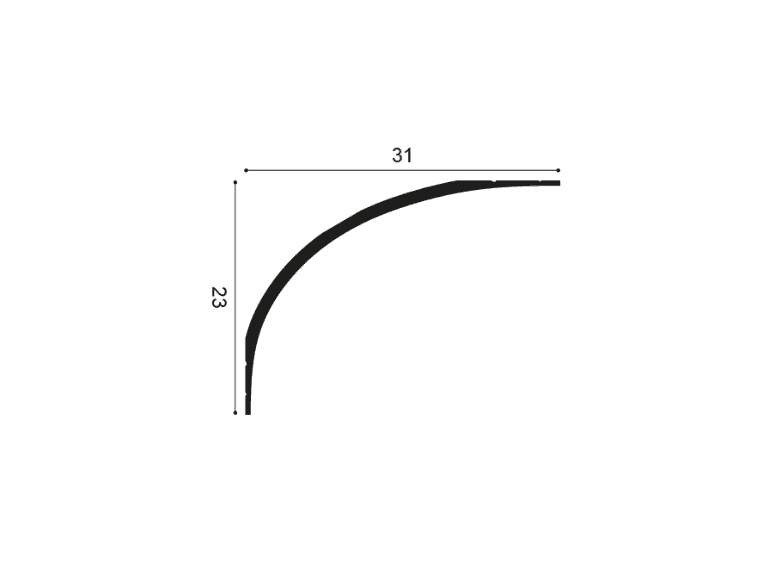 Premier Cornice 101 Cross Section