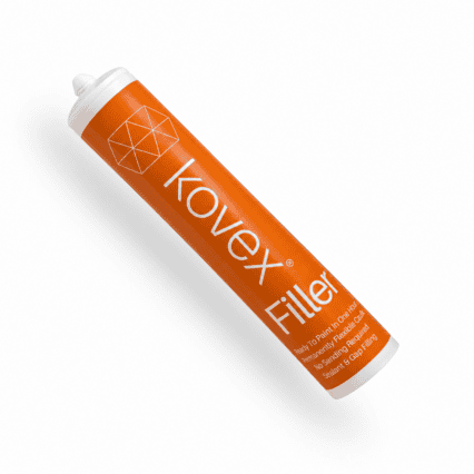 Kovex Filler tube for interior wall and ceiling repairs, UK interior moulding product.